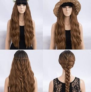 ack to Brown Wigs for Women, Natural Looking